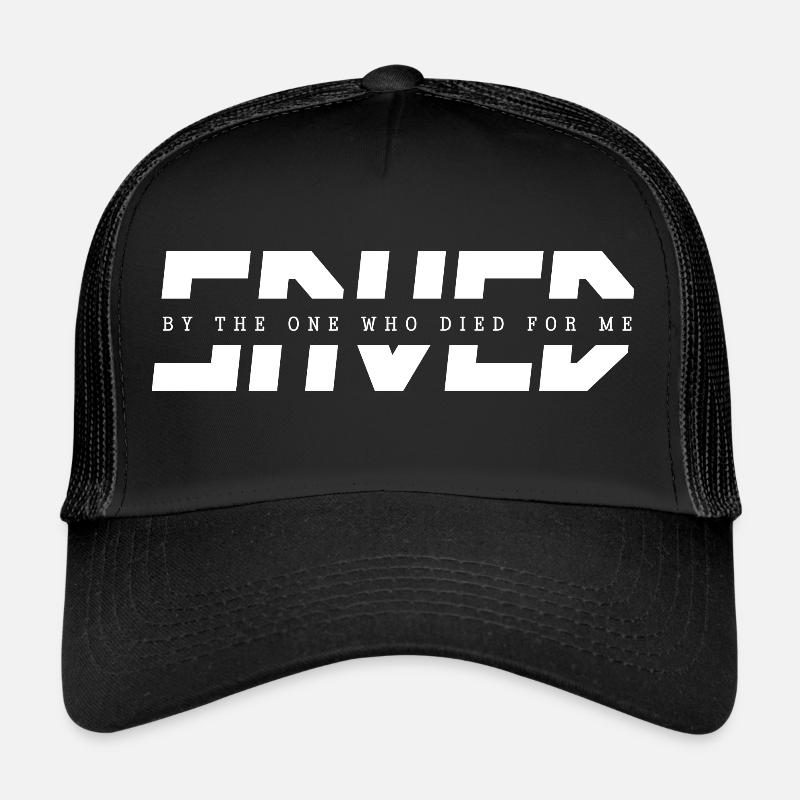 Sauvé par Celui qui est mort pour moi Casquette trucker 