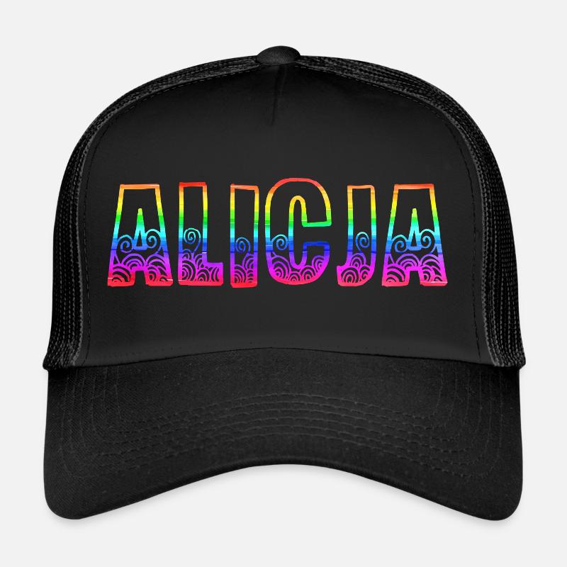 alicja rs arc-en-ciel Casquette trucker 