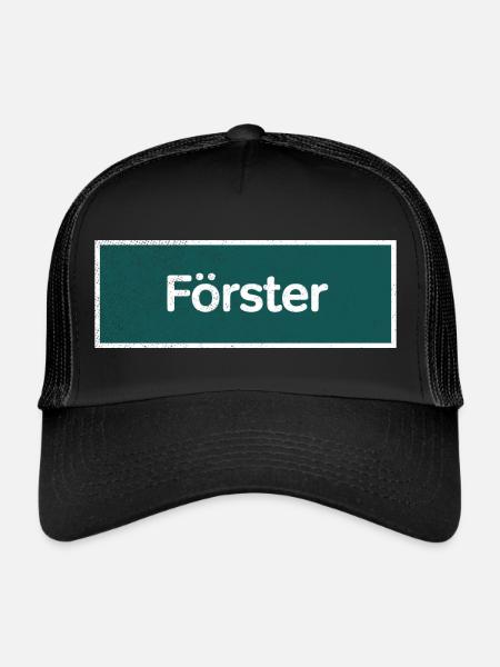 Förster - Trucker Cap - Schwarz/Schwarz