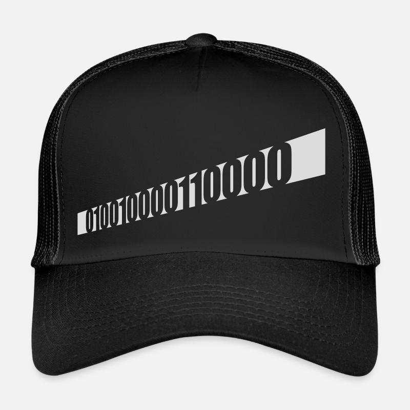 Langage de programme de code binaire Casquette trucker 