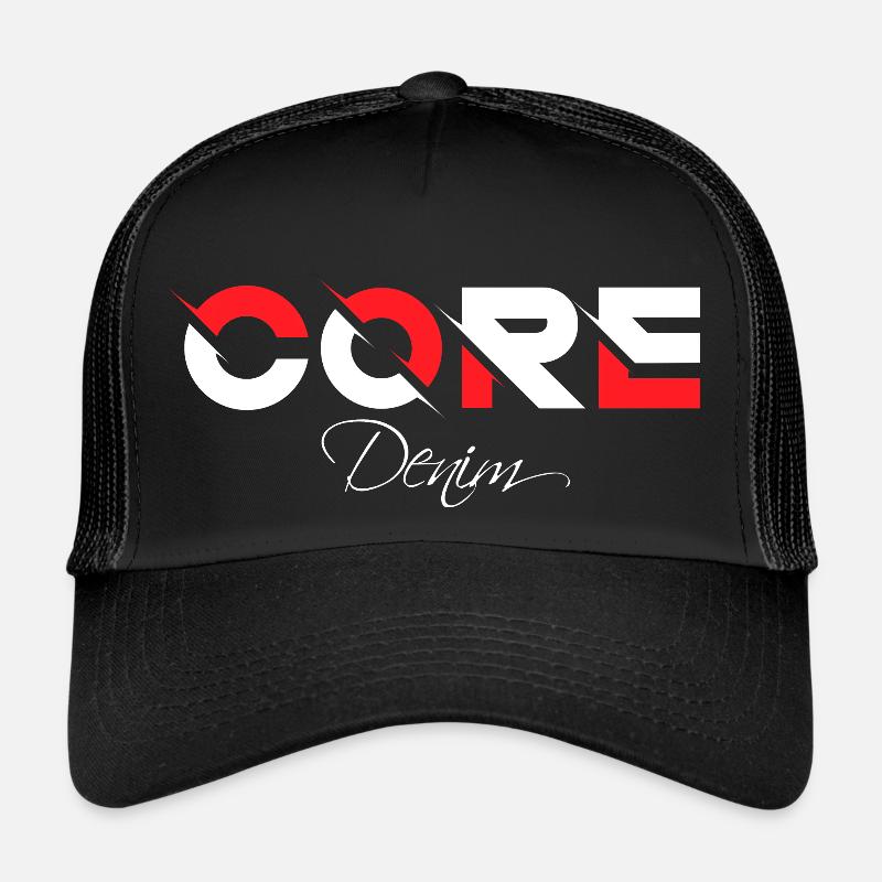 Core Denim Design Shirt Retro Version Trucker Cap