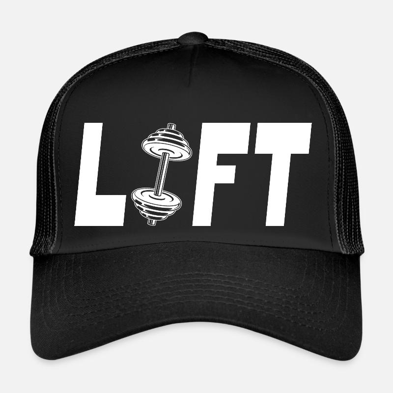Lift Workout Lovers Trendy - Trucker Cap - black/black
