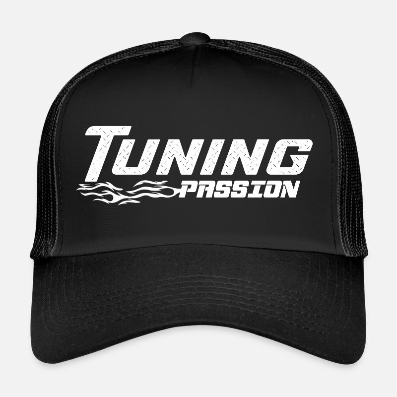 Tuning - Trucker Cap - Schwarz/Schwarz