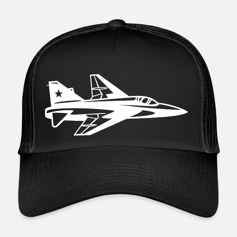 Avion de chasse Casquette trucker 