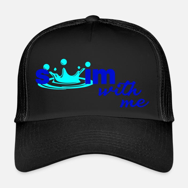 swim with me Trucker Cap