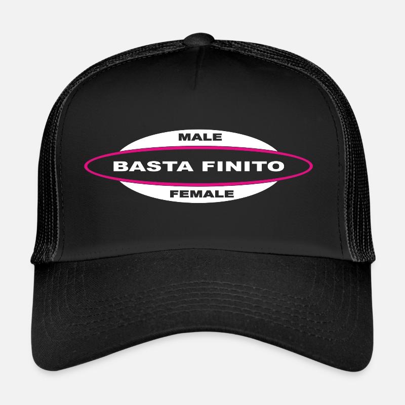 Basta Finito - Dark Force / pink Trucker Cap