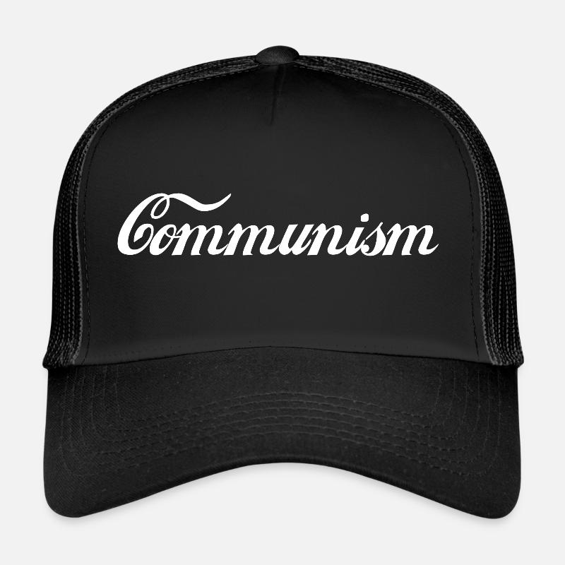 Communismus erfrischend anders - Trucker Cap - Schwarz/Schwarz