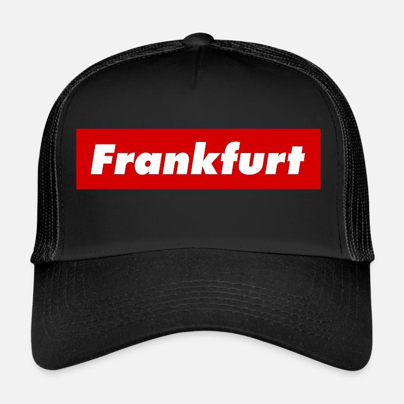Frankfurt red box logo on the Main Oder Frankfurter Trucker Cap