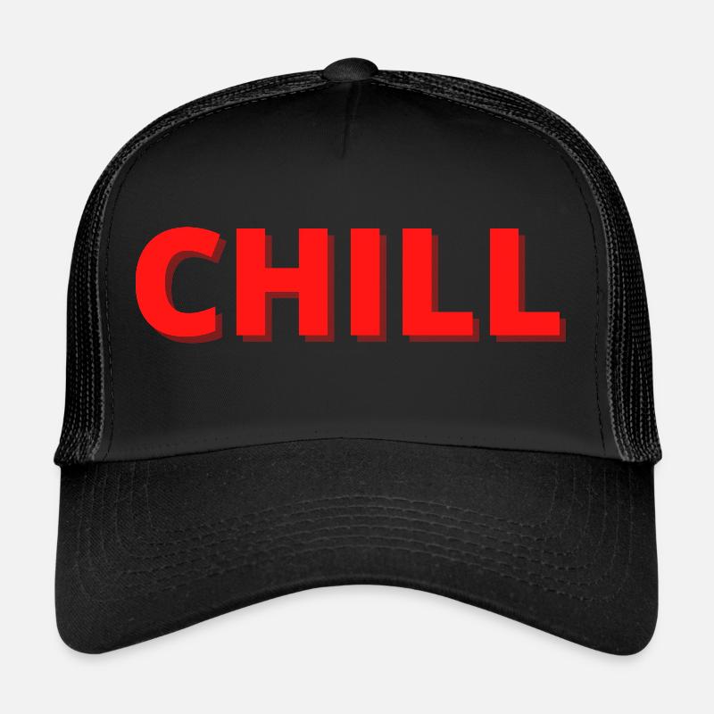 Chill - Trucker Cap - black/black