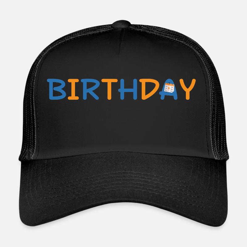 Birthday - Trucker Cap - black/black