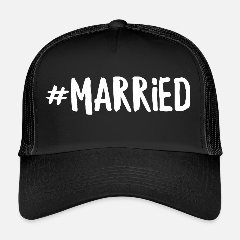 #Married - Trucker Cap - Schwarz/Schwarz