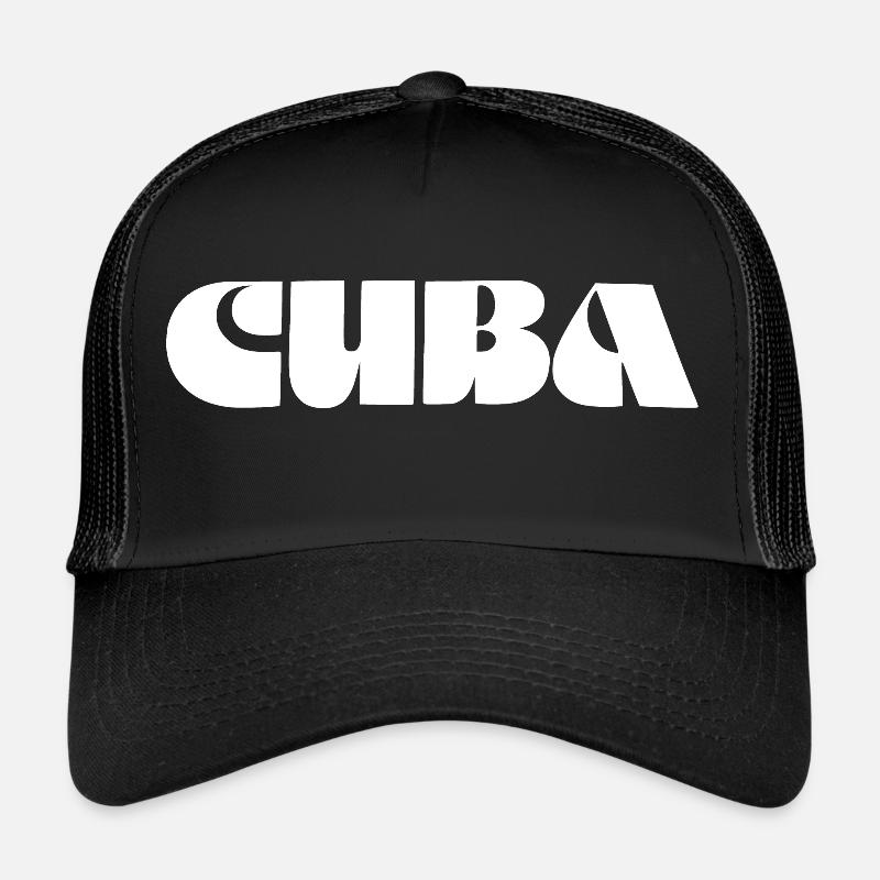 Kuba - Trucker Cap - Schwarz/Schwarz