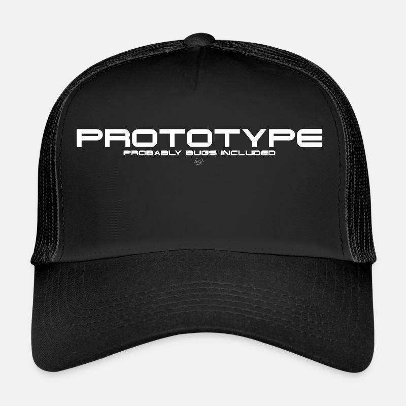 Prototype - Trucker Cap - Schwarz/Schwarz