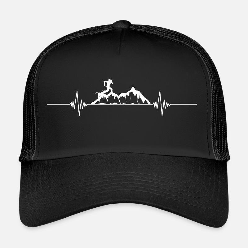 Trail running battement de coeur Casquette trucker 