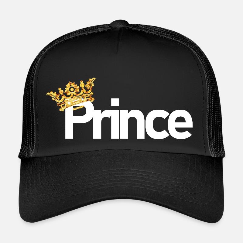 Prince avec Couronne Dorée Casquette trucker 
