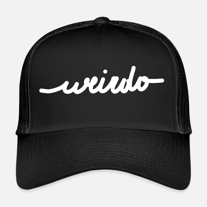 Weirdo white Trucker Cap