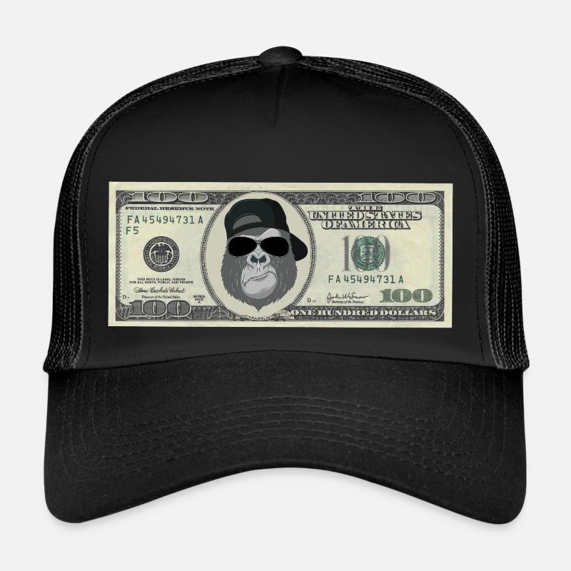 Gorillawear - Trucker Cap - black/black