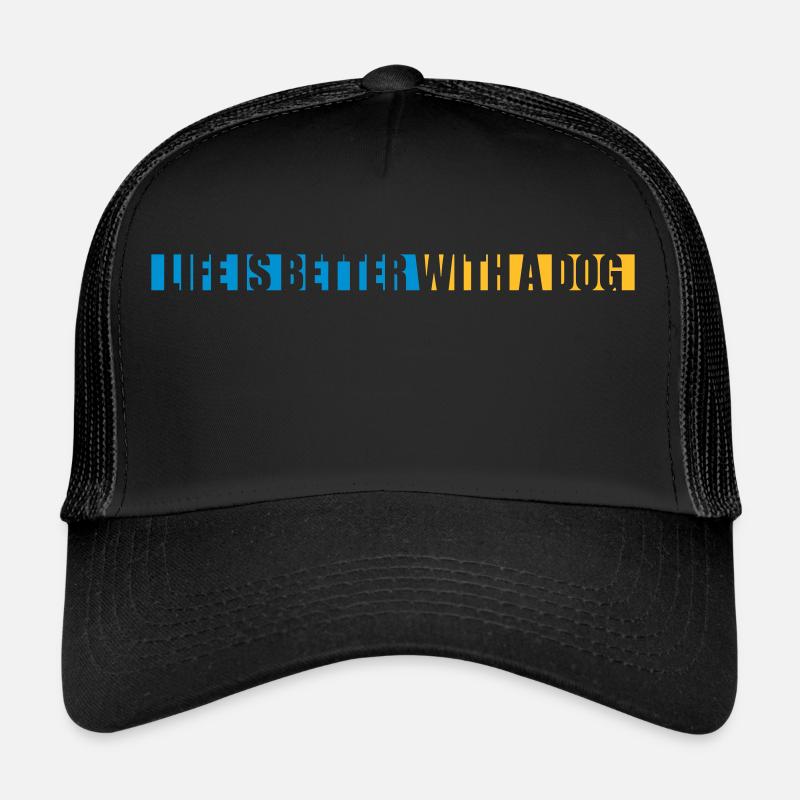 better with a dog Trucker Cap