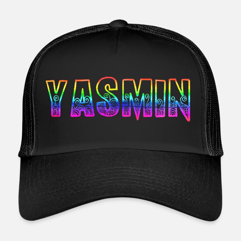 Yasmin RS Arc-en-ciel Casquette trucker 