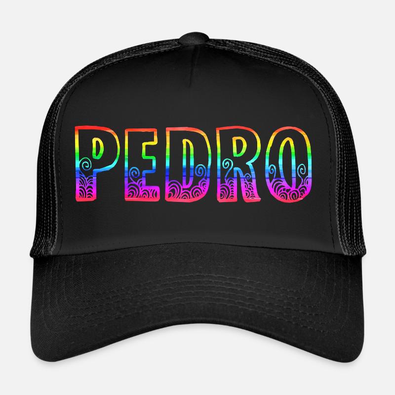 L’arc-en-ciel de Pedro R Casquette trucker 