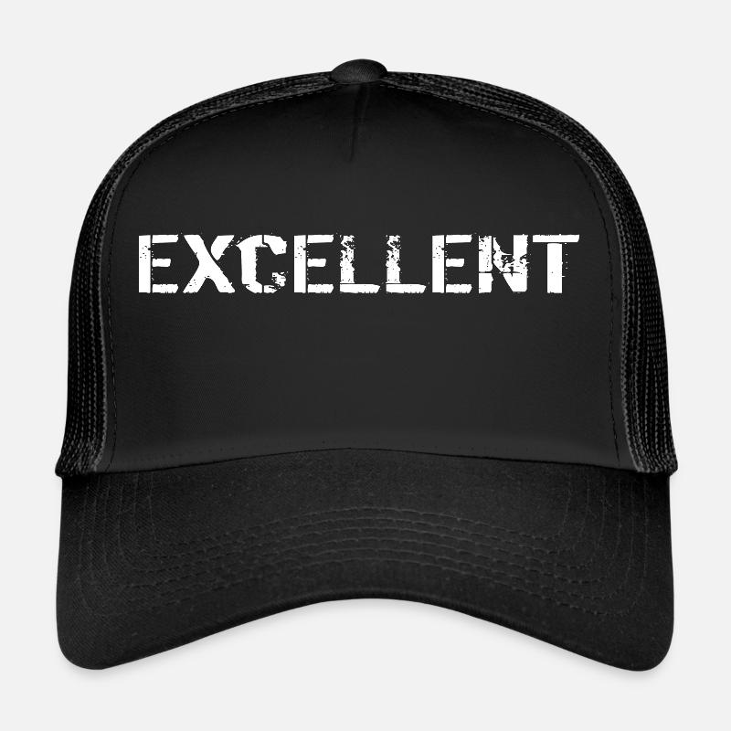 Excellent blanc Casquette trucker 