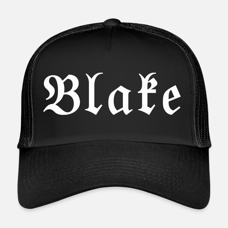Blake White - Trucker Cap - Schwarz/Schwarz