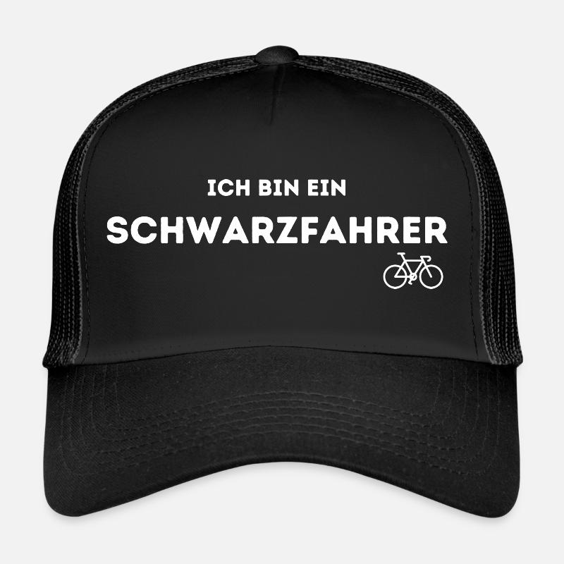 Ich bin ein Schwarzfahrer Trucker Cap