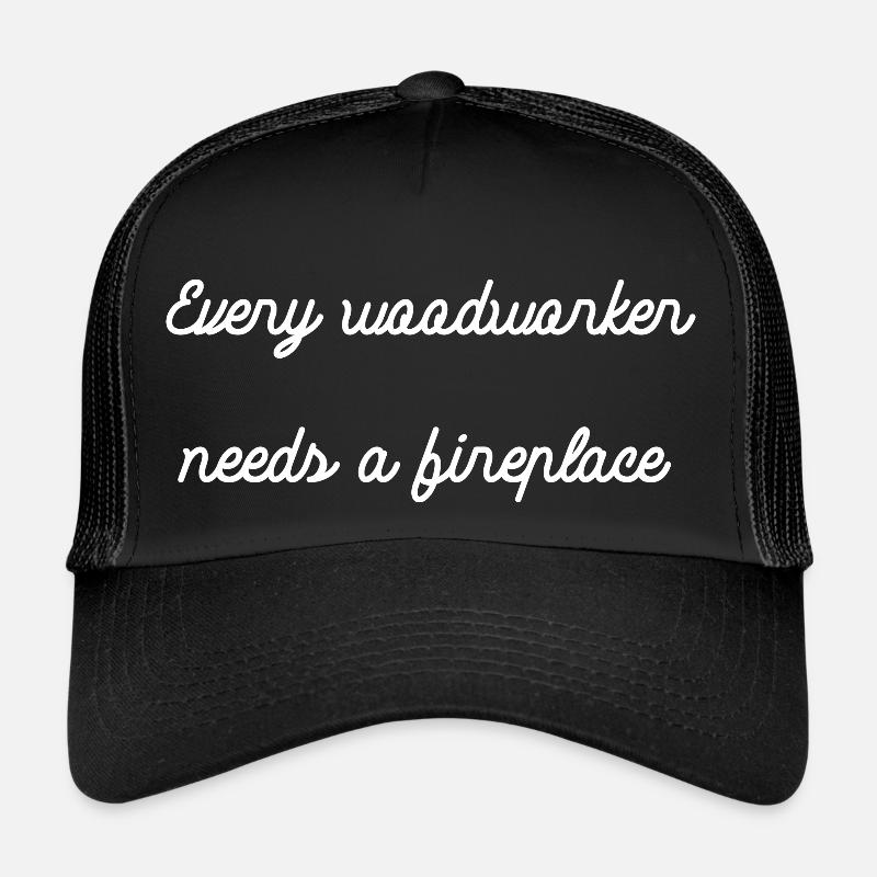 funshirt funny carpenter apprentice joke Trucker Cap