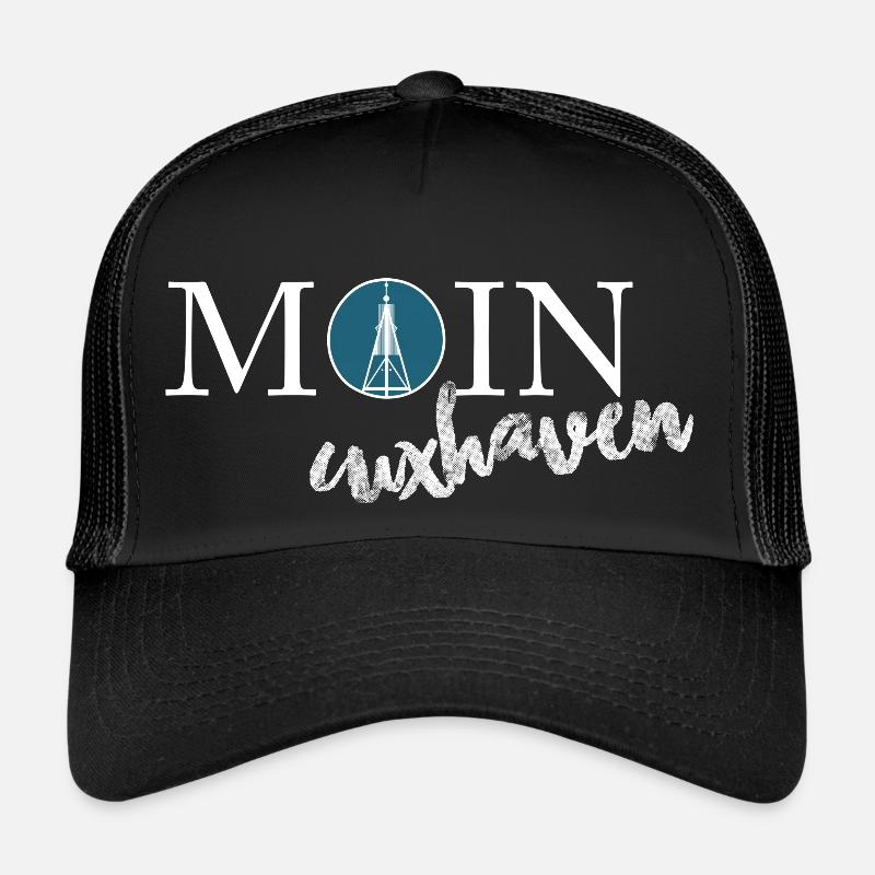 MOIN cuxhaven - Trucker Cap - Schwarz/Schwarz