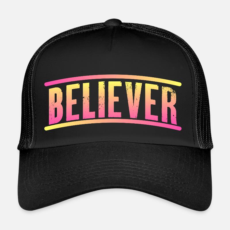 Believer Trust Glaube I know what I know gift Trucker Cap
