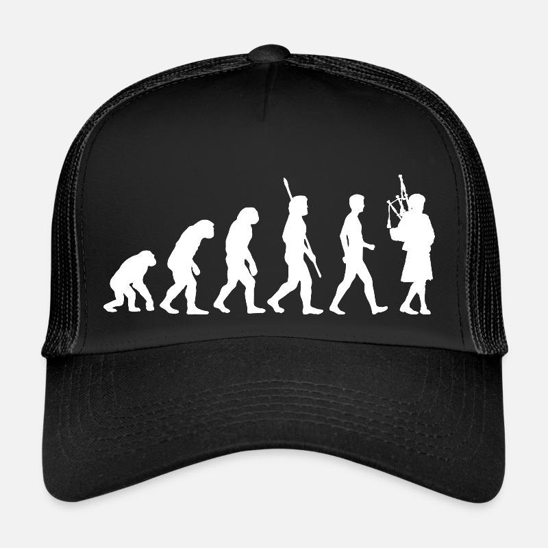 Cornemuse Évolution Écosse Musique Cornemuseur Casquette trucker 