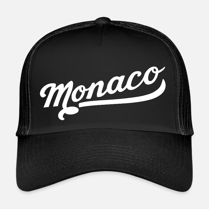 Monaco - Casquette trucker  - noir/noir