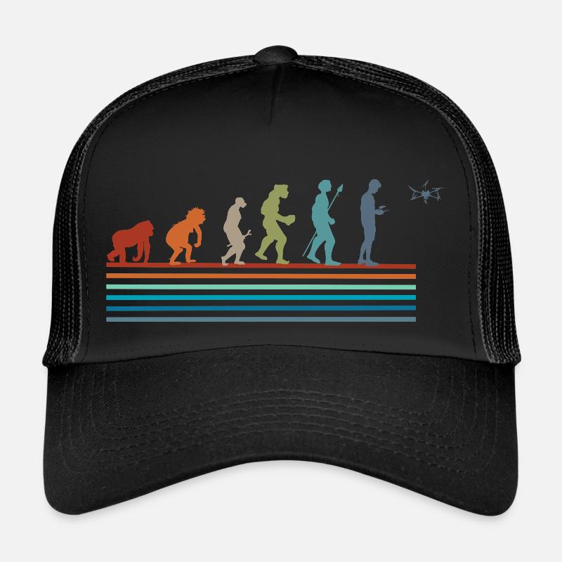 Évolution rétro vintage Drone Casquette trucker 