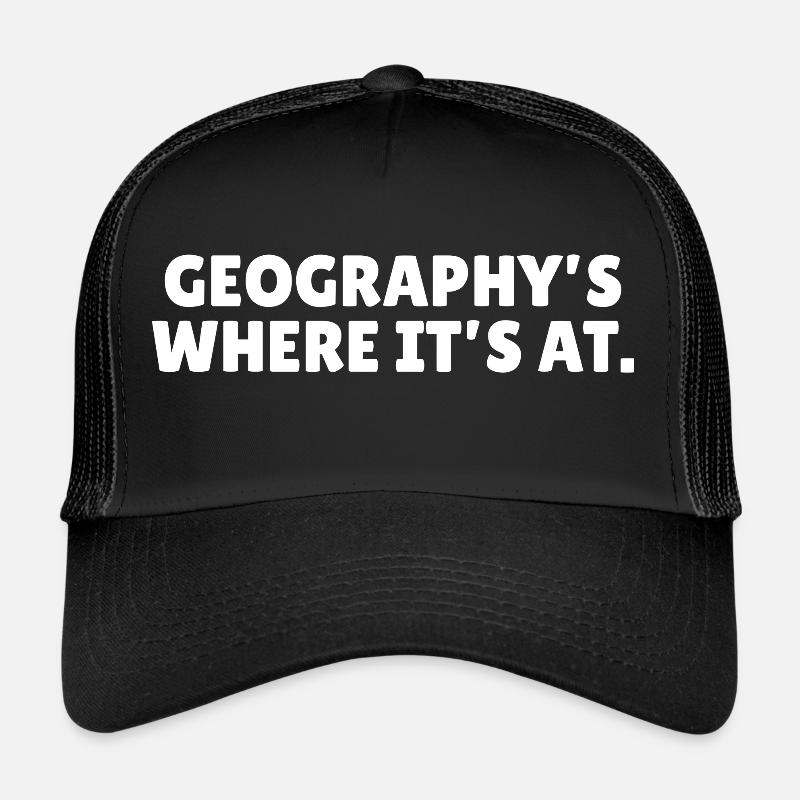 Geography's where it's at Trucker Cap