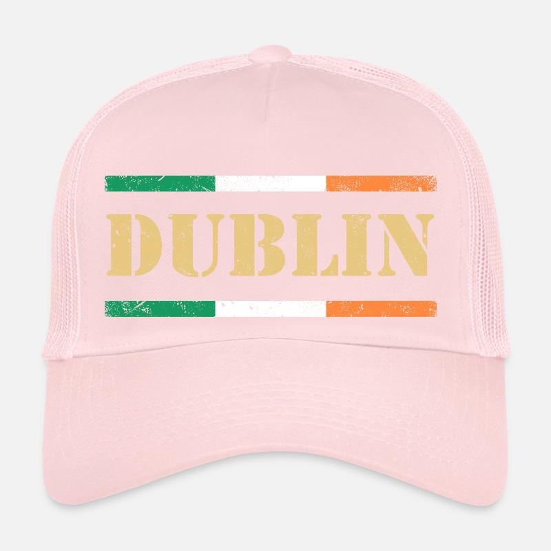 Drapeau de Dublin / Irlande Casquette trucker 