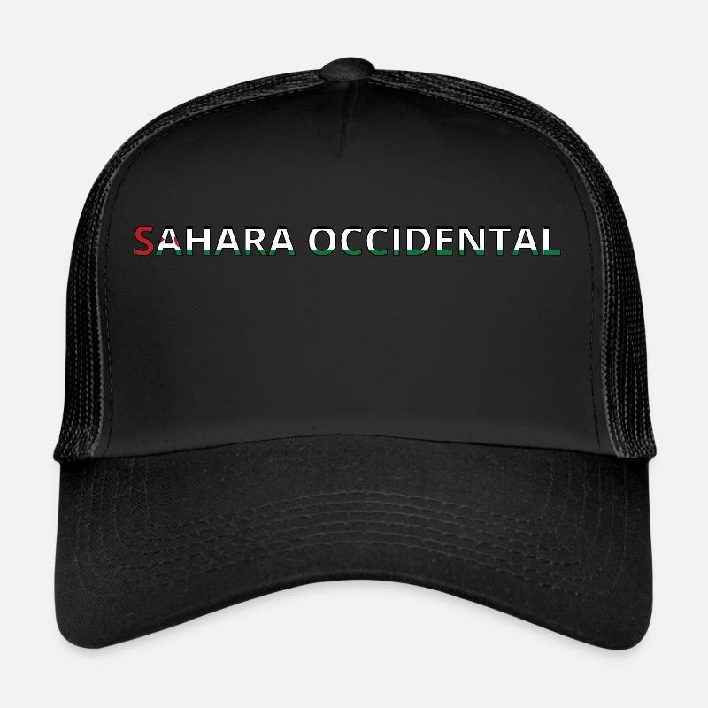 Drapeau Sahara Occidental Casquette trucker 