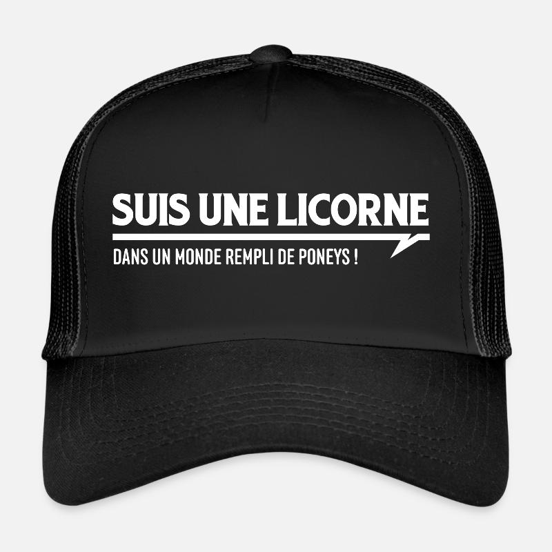SUIS UNE LICORNE - Dans un monde rempli de poneys Casquette trucker 
