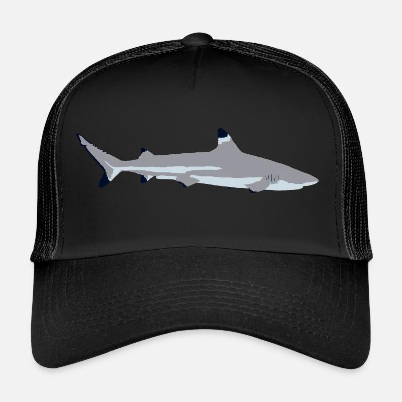Requin à pointe noire Casquette trucker 
