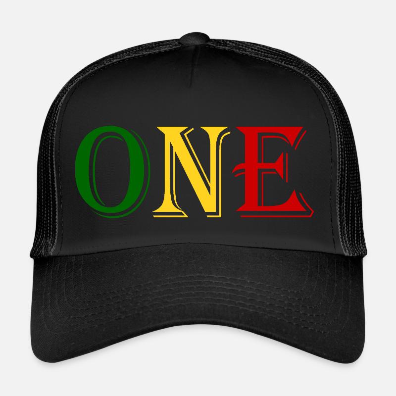 Eins - Trucker Cap - Schwarz/Schwarz
