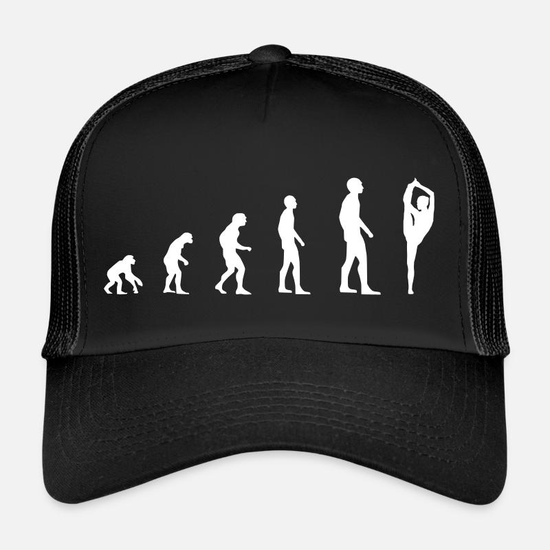 Yoga - Evolution - Casquette trucker  - noir/noir
