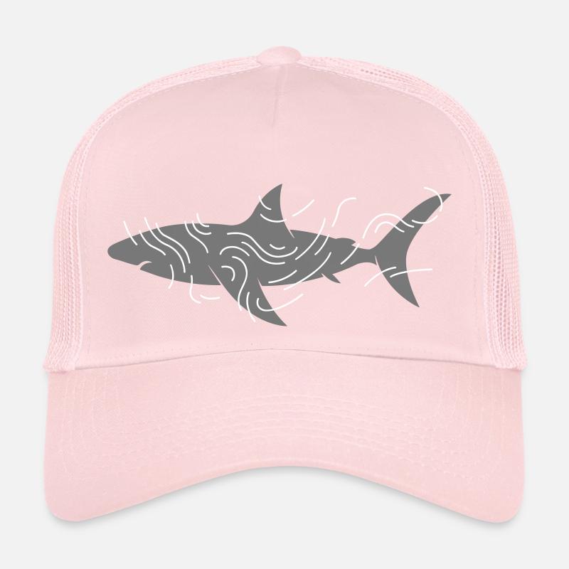 Requin et filets d'eau Casquette trucker 
