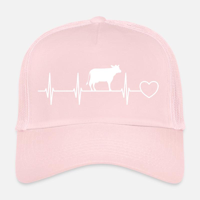 Kuh Herzschlag Trucker Cap