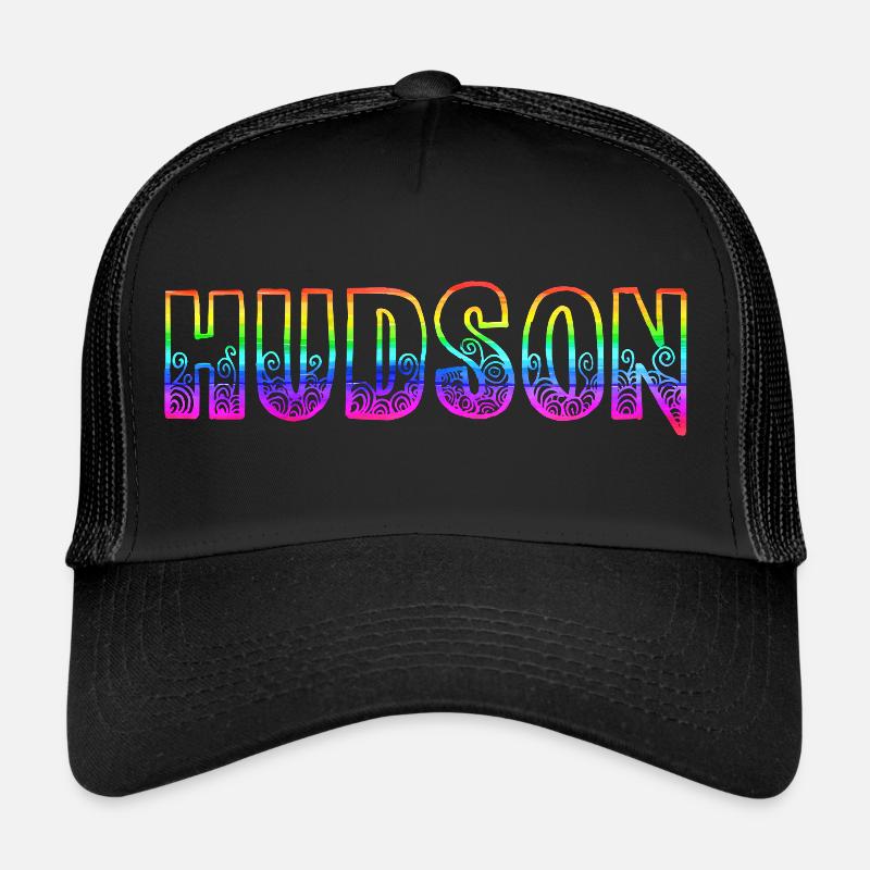 hudson rs rainbow - Trucker Cap - black/black