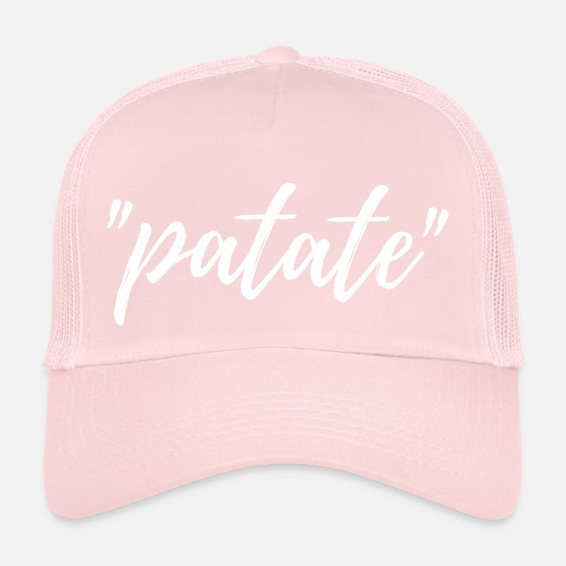 patate - message manuscrit humour autodérision Casquette trucker 