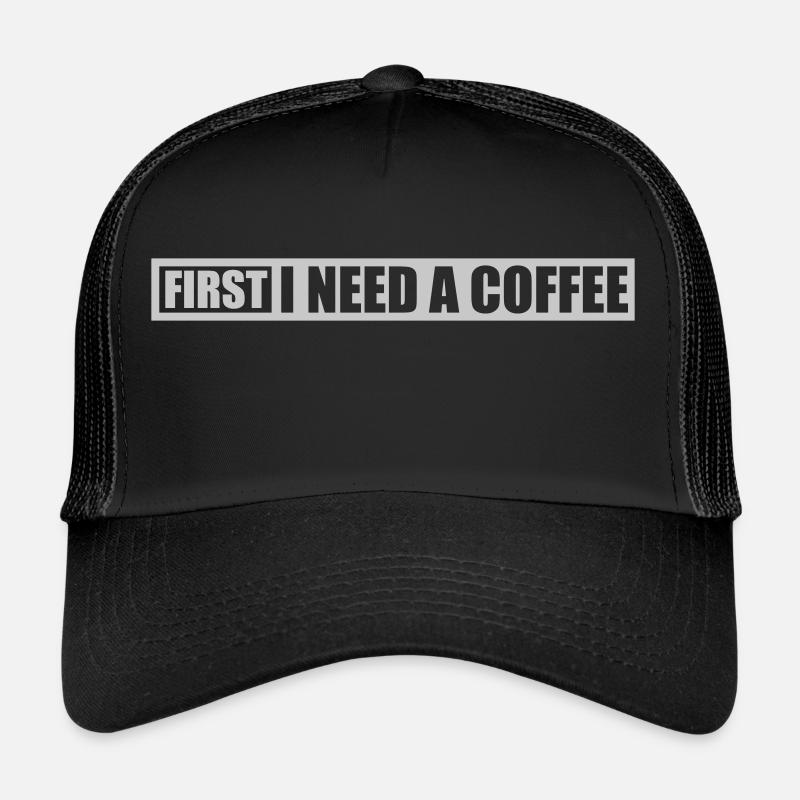 Fist I need Coffee Trucker Cap