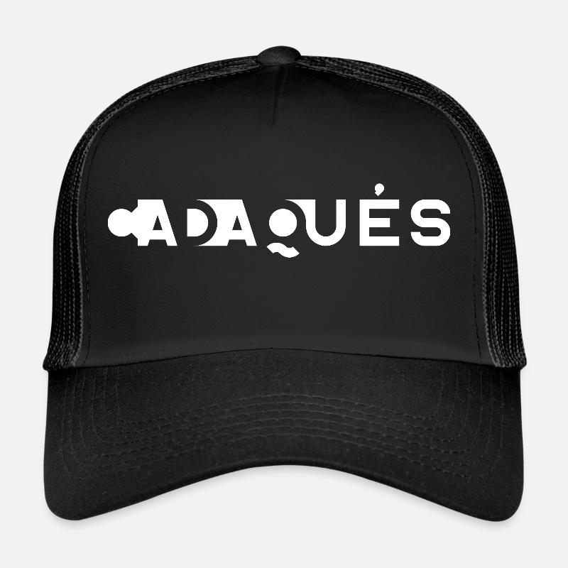 CADAQUÉS – Girona – Katalonien – Spanien - Trucker Cap - Schwarz/Schwarz