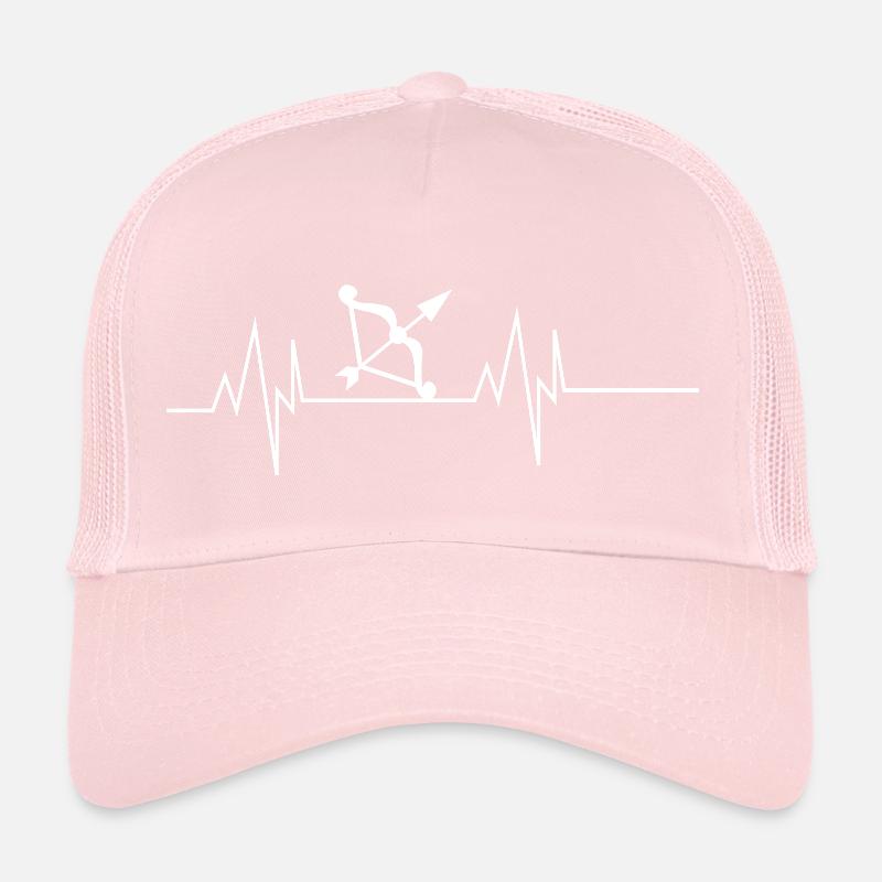 Bow Heartbeat Trucker Cap