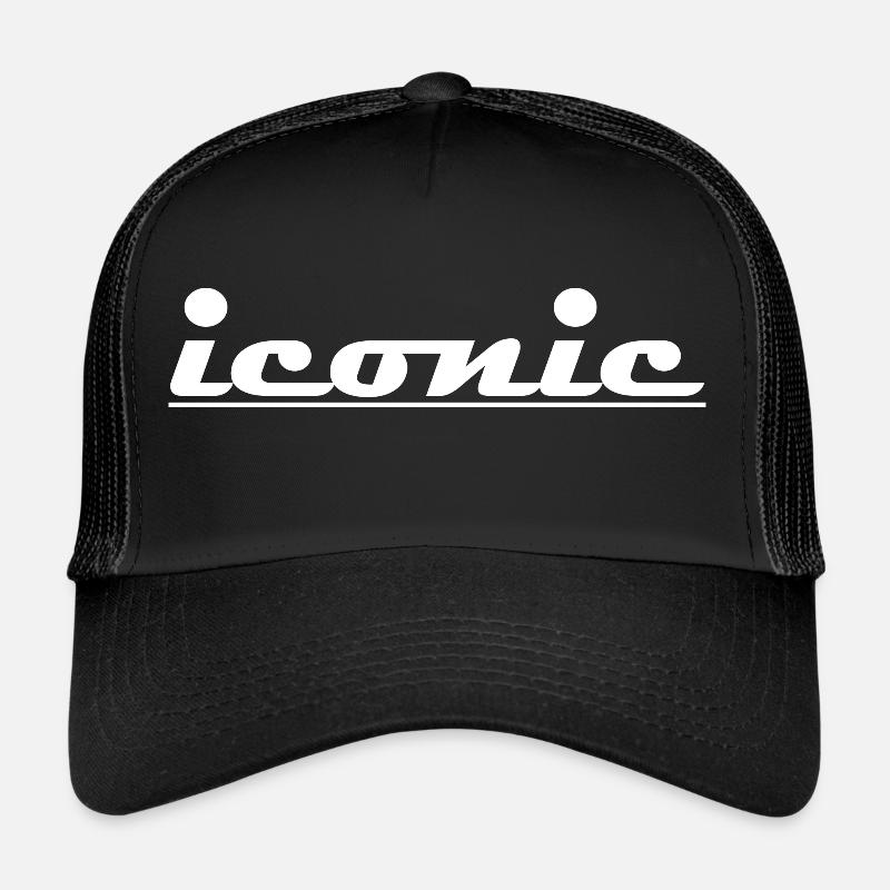 Wir sind alle Ikonen - Trucker Cap - Schwarz/Schwarz