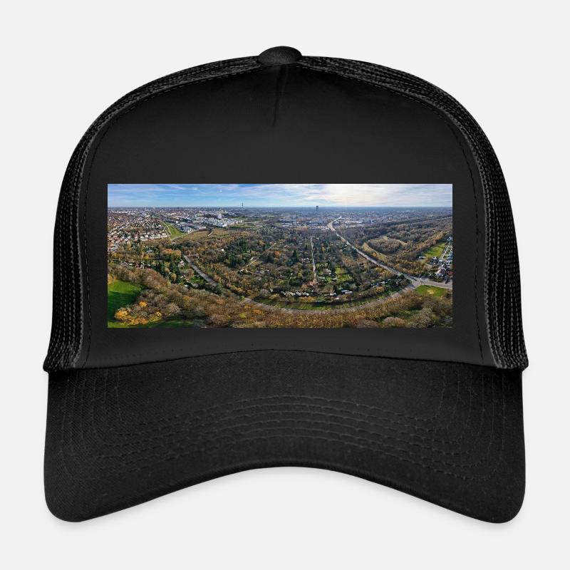 Eggarten von oben Trucker Cap