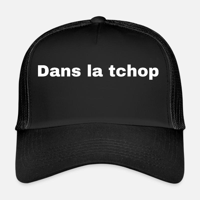 Im TEE-SHIRT tchop - Trucker Cap - Schwarz/Schwarz